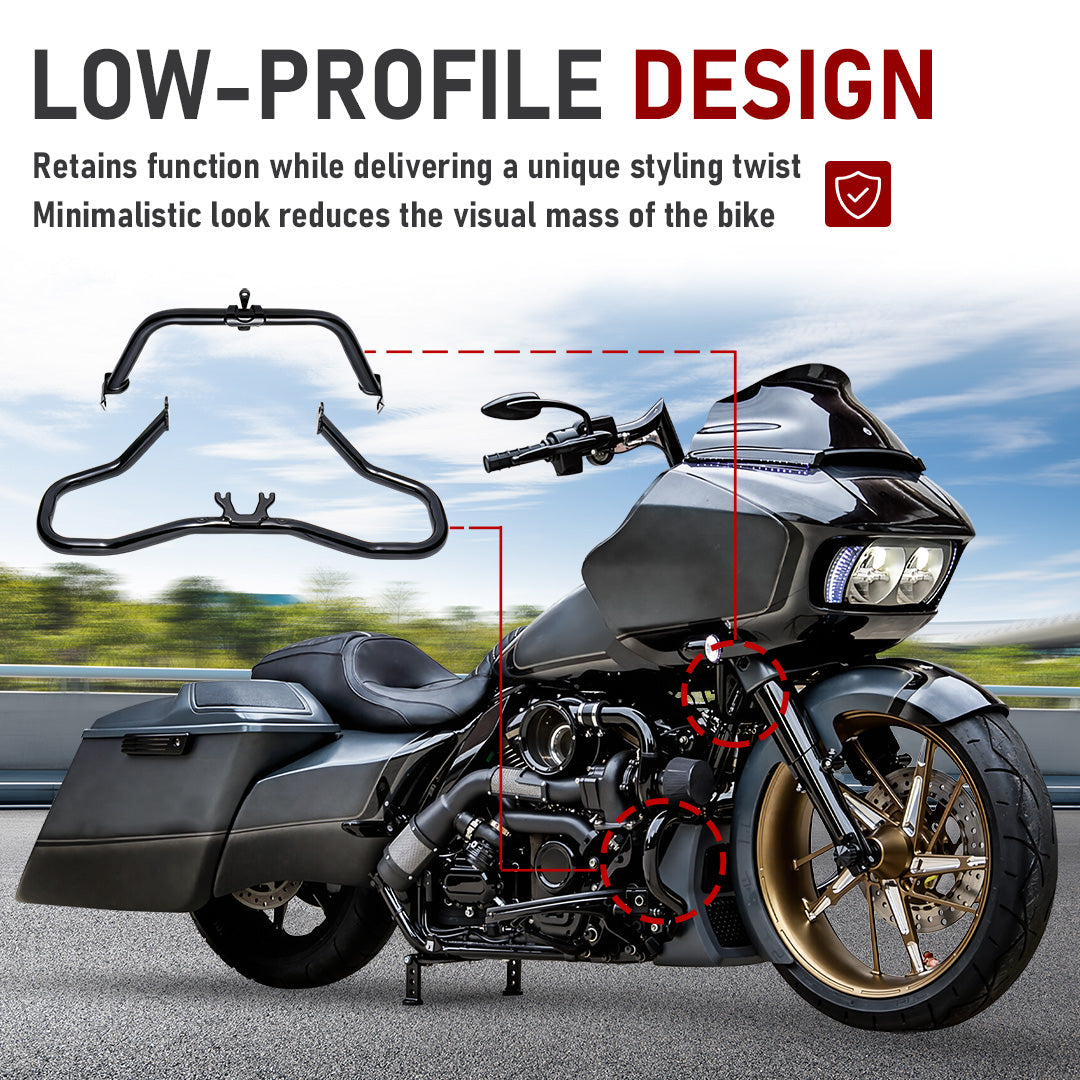 For Harley 2015-2023 Road Glide 1.25 Inch Engine Guard Highway Crash Bar