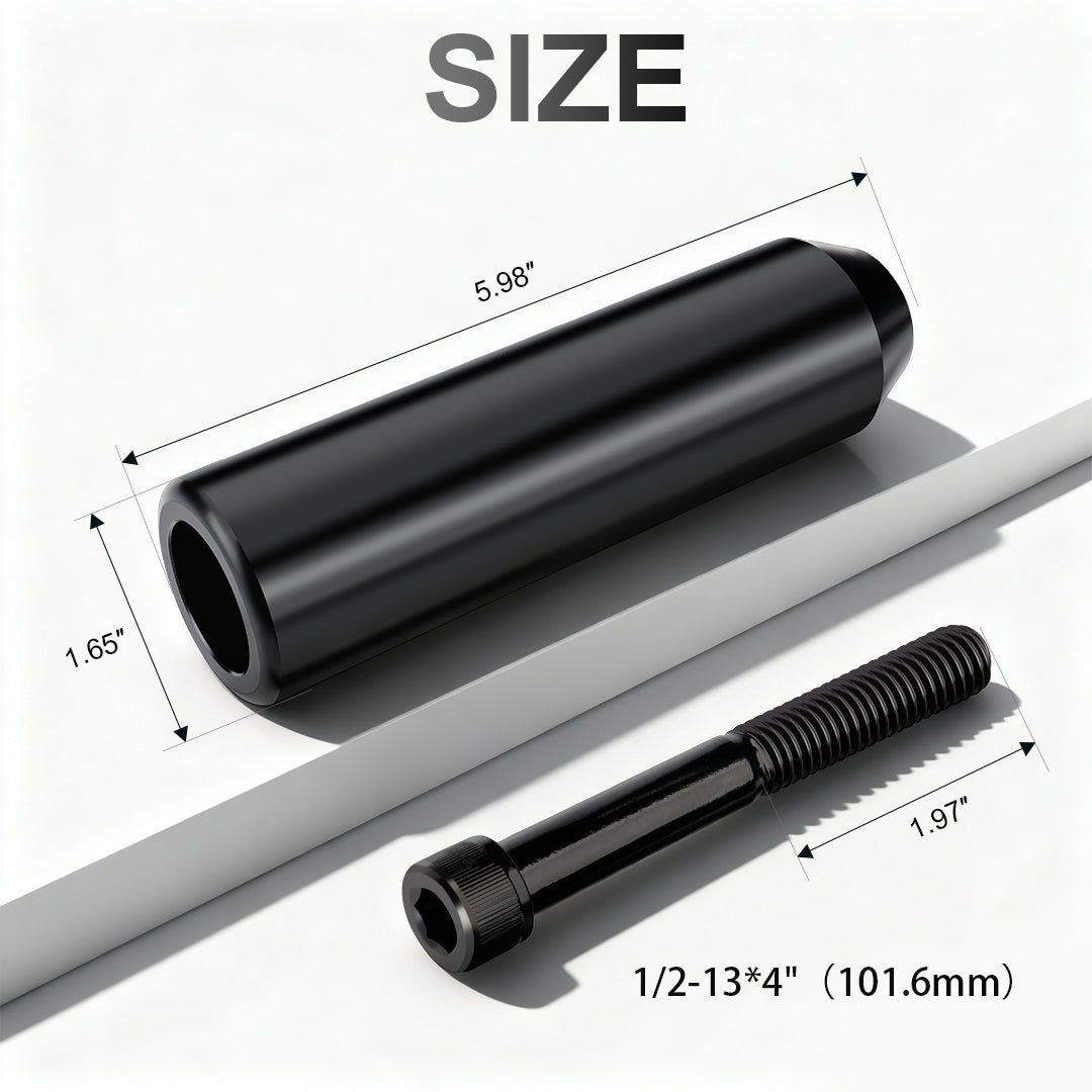 5.98" Upper Shock Mount Guard Frame Sliders Anti Crash Protector for 2006-2017 Harley Dyna