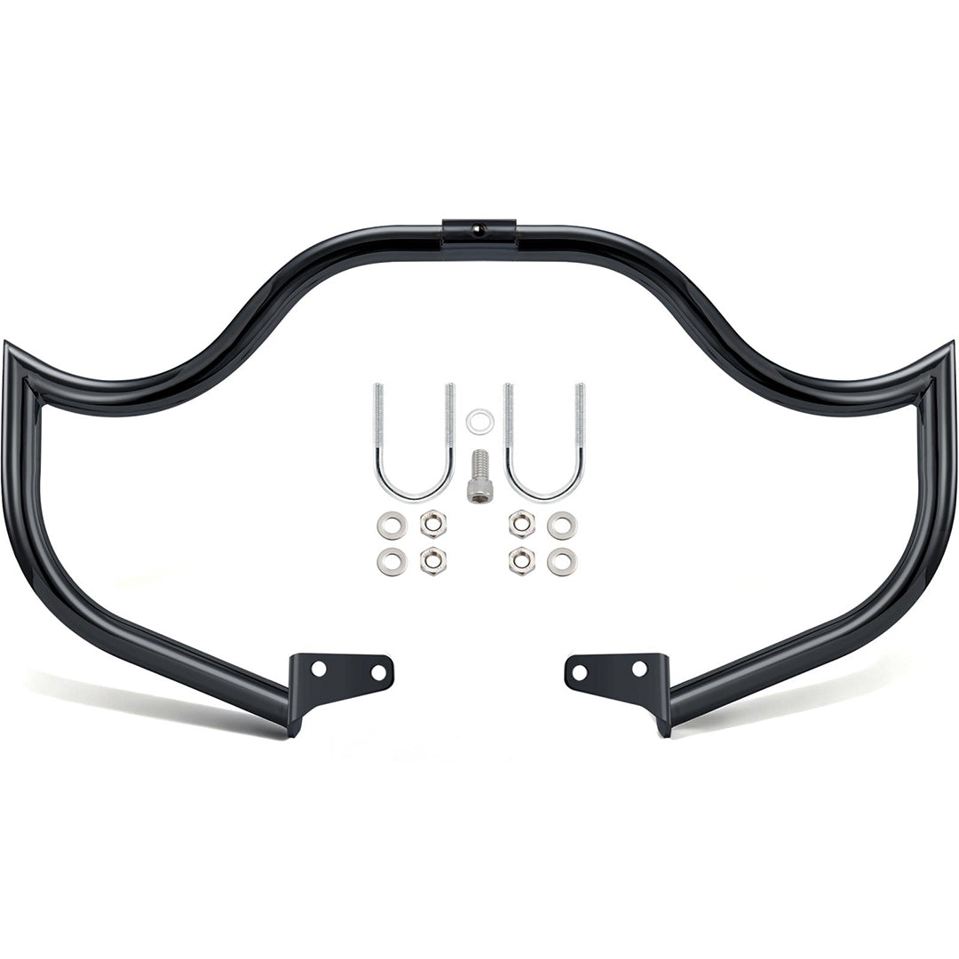 Meathook or Mustache Engine Guard Highway Crash Bar 1.5" Fat for 2006-2017 Harley Dyna