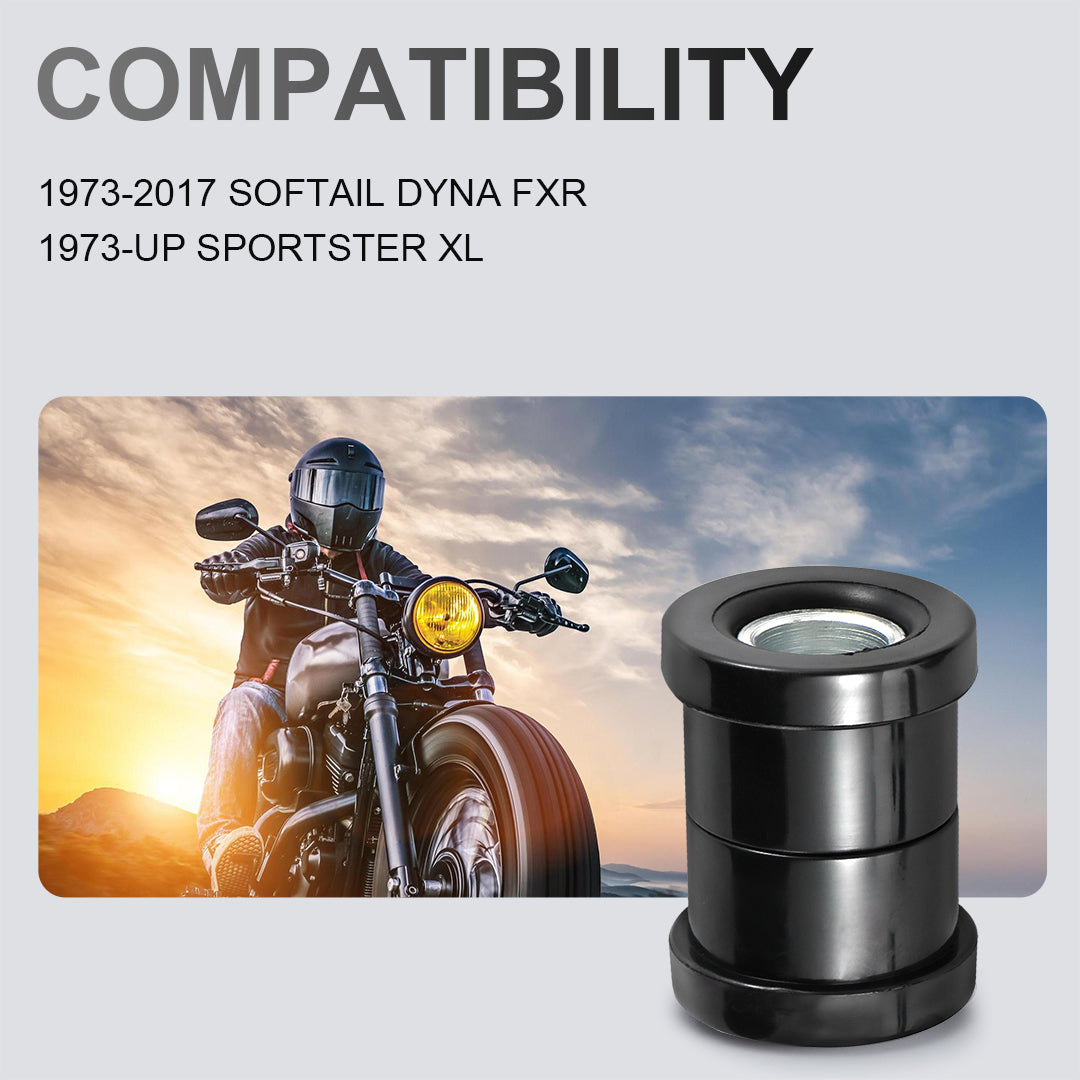 Handlebar Riser Bushings Damper Kit for Harley 1973-2017 Softail Dyna FXR 1973-Later Sportster XL