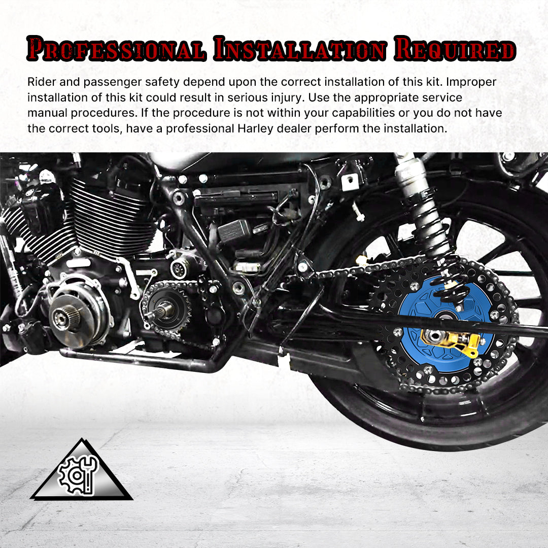 Belt Chain Drive Conversion Kit for 2009-Later Harley Touring