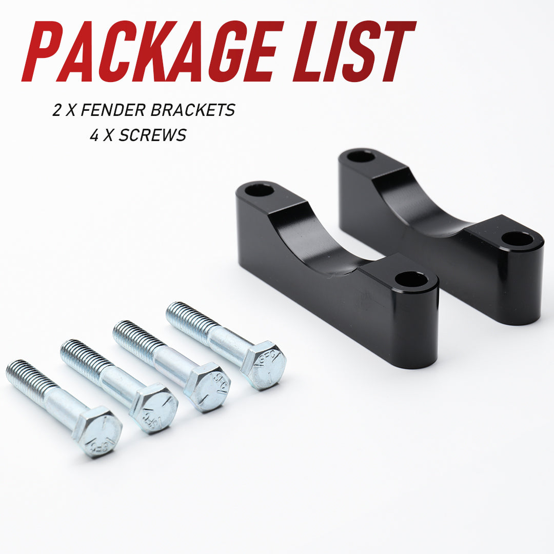 For Touring 1997-2013 Front Fender Spacers Mount Bracket
