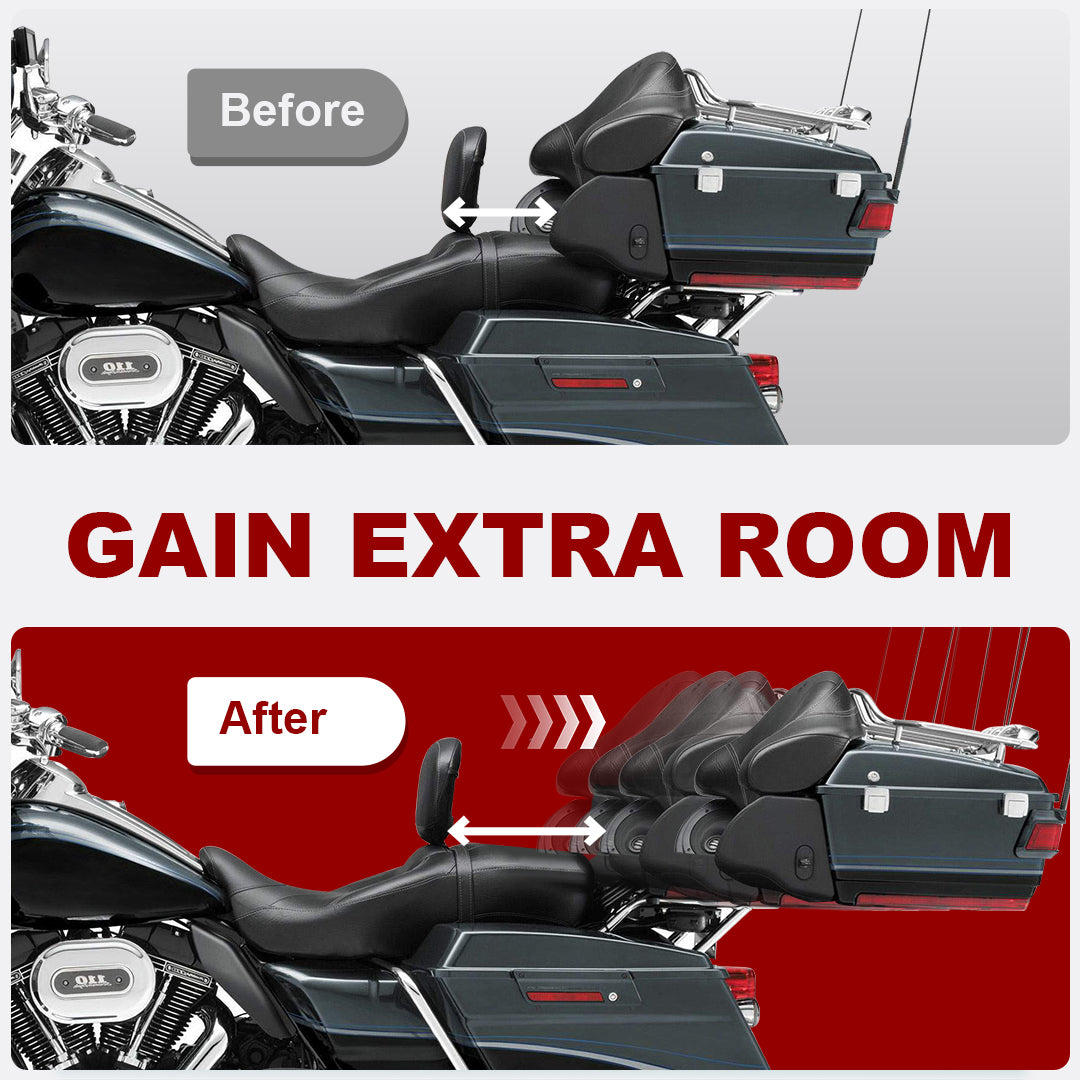 For Harley Touring 2014-Later 1 Inch-3 Inch Adjustable Tour Pack Relocation Kit