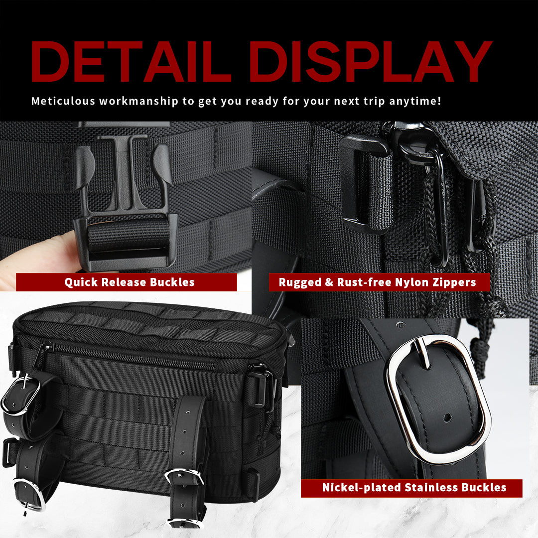 Universal Motorcycle Bag for Harley and other Motorcycles