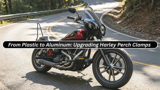 From Plastic to CNC Aluminum: Upgrading Harley Perch Clamps for a Cleaner Build