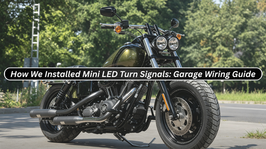 How We Installed Mini LED Turn Signals: Garage Wiring Guide
