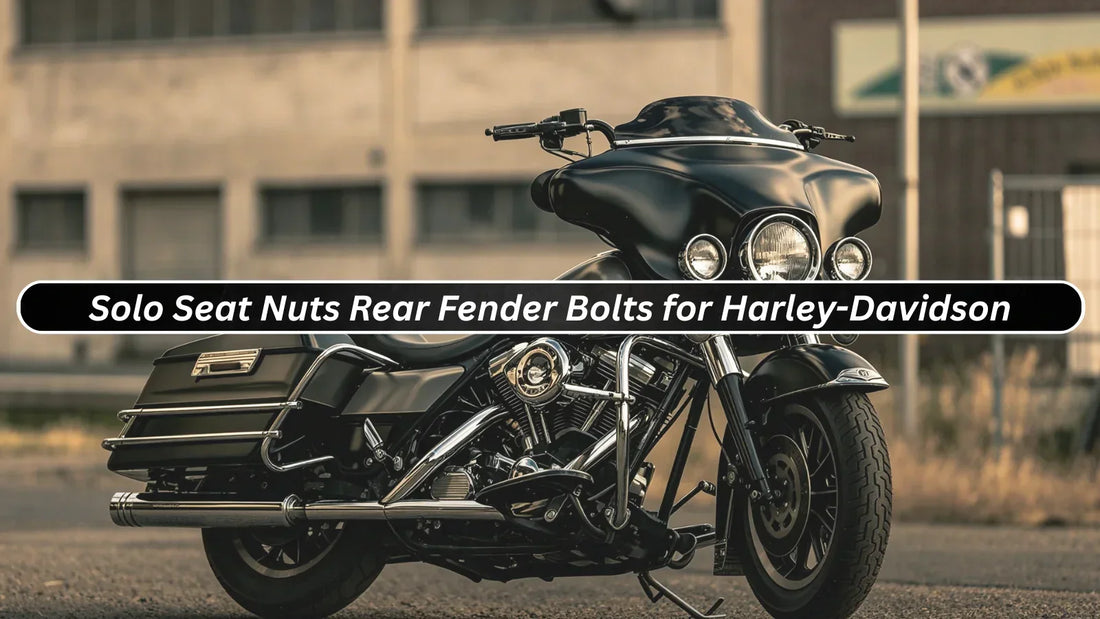 Solo Seat Nuts Rear Fender Bolts for Harley-Davidson