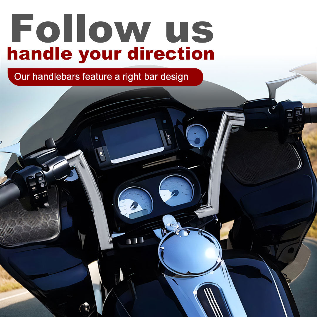 1-1/2 Inch Fat Handlebar for Harley Touring Road Glide 2015-2023