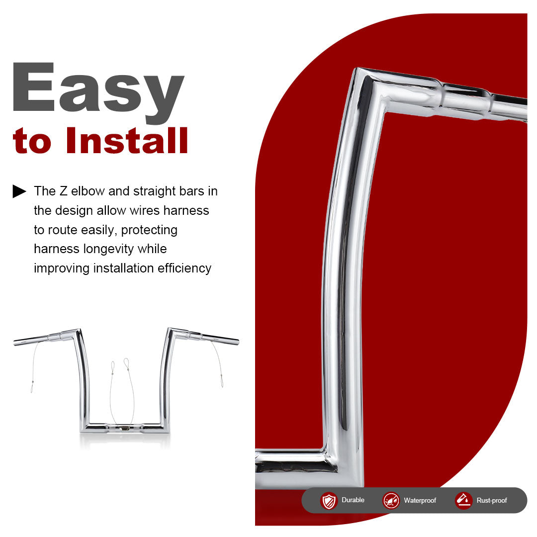 1-1/2 Inch Fat Handlebar for Harley Touring Road Glide 2015-2023