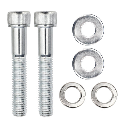 1/2"-13 Handlebar Riser Bolts Kit with Washers and Riser Bushing Covers for Harley