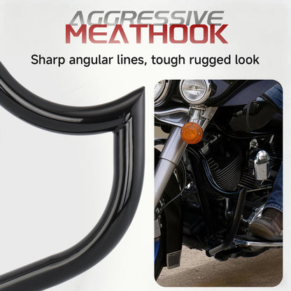 1.5" Crash Bar Detachable Engine Guard Highway Bar for Harley Touring 1997-2008