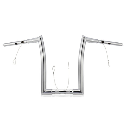 1.5 Inch Fat Meathook Handlebars Ape Hangers for Harley Touring 2023-Later With ABS