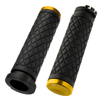 1 Inch Hand Grips Silicone for Harley 1995-2017 Pull Cable Throttle with  CNC 6061 Aluminum end Caps