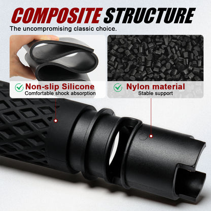 1" Silicone Handlebar Grips for Harley 2023-later CVO Street/Road Glide, 2024-Up Road/Street Glide, FLTRXSTSE, 2025-Up FLHXU & Softail