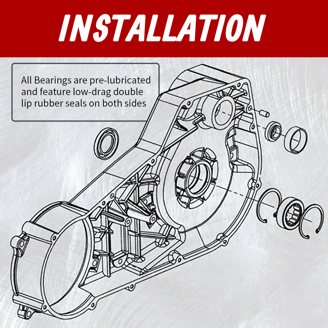 For Harley 1989-2007 Inner Primary Bearing and Seal Kit