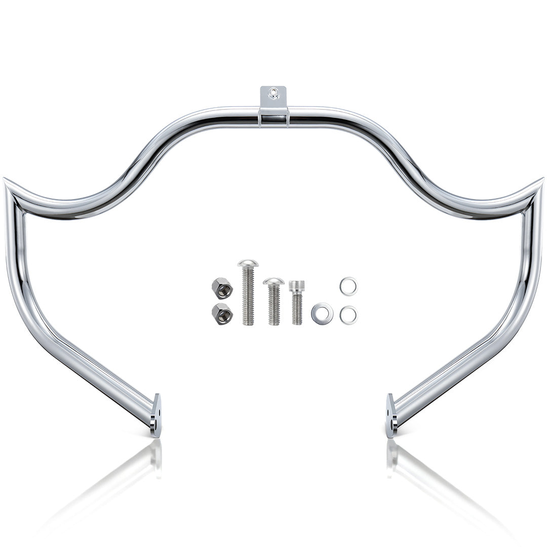 For Harley 1997-2008 Touring 1.25" Engine Guard Mustache/ Meathook Crash Bar