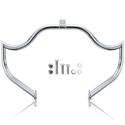 For Harley 1997-2008 Touring 1.25" Engine Guard Mustache/ Meathook Crash Bar