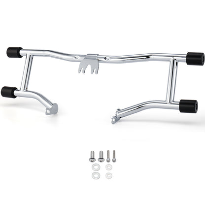 For Touring 1997-2013 1.25 Inch Fat Engine Guard Chopped Crash Bar