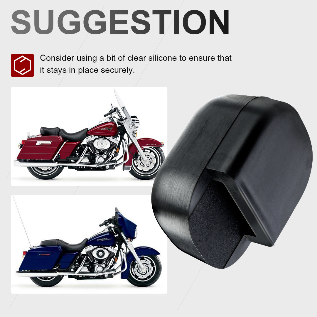 For Touring 2001-2006 Universal Kickstand Bumper Jiffy Stand Leg Rubber Pad