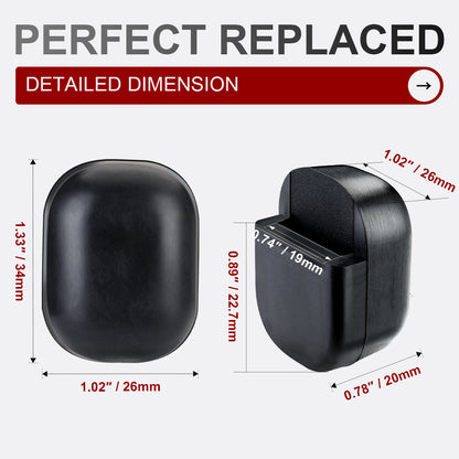 For Touring 2001-2006 Universal Kickstand Bumper Jiffy Stand Leg Rubber Pad