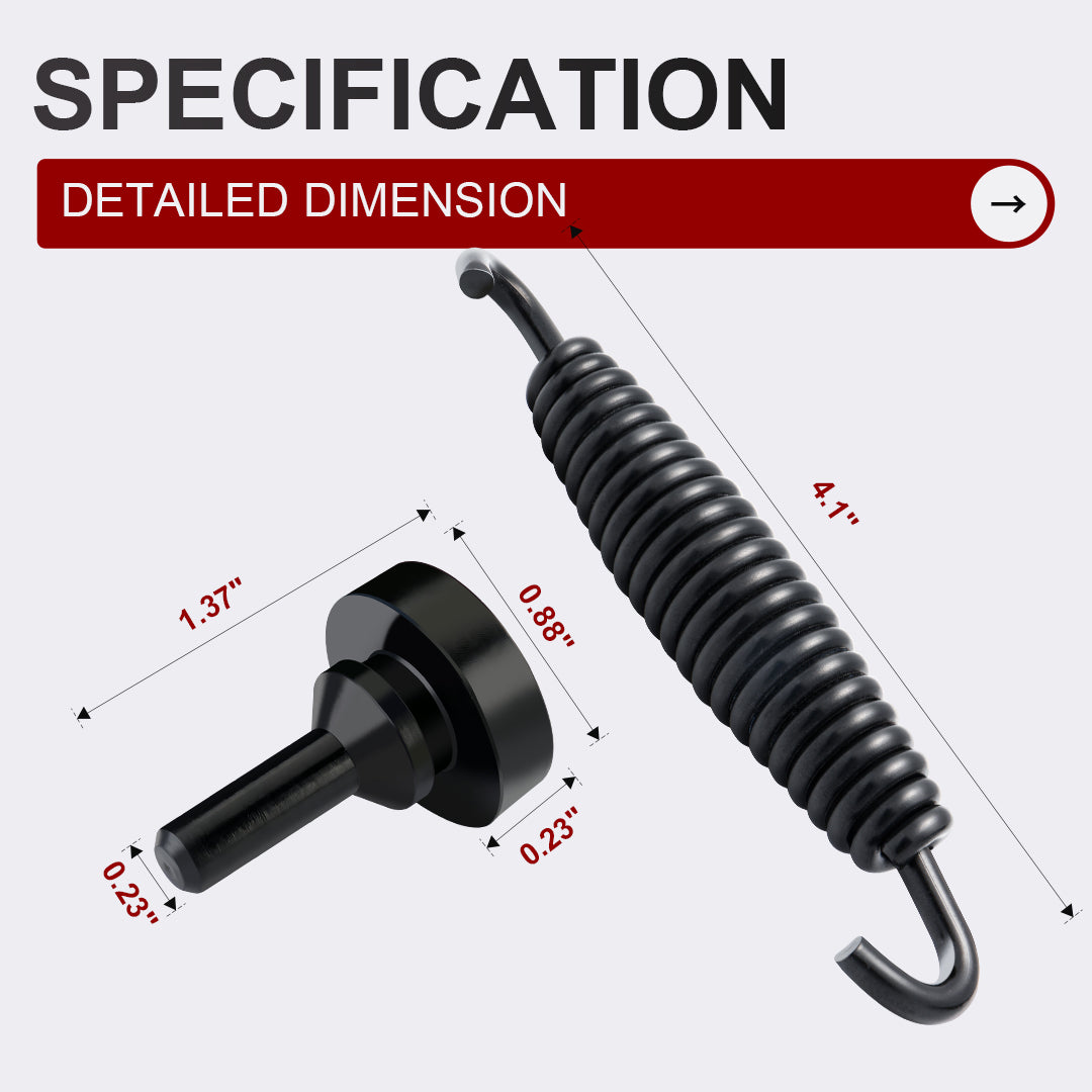 For Touring 2007-Later Universal Rubber Kickstand/Bumper Kick Stand/Leg Pad Kick/ jiffy stand spring