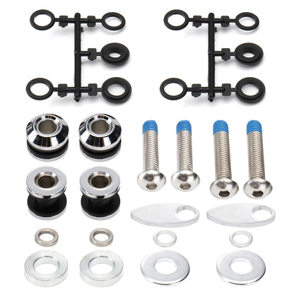 2008-2017 Fat Bob Quick Release Sissy Bar Docking Hardware Kit