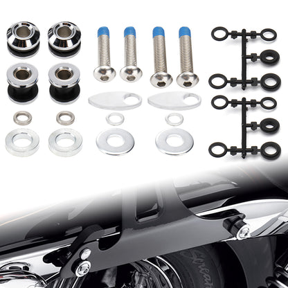2008-2017 Fat Bob Quick Release Sissy Bar Docking Hardware Kit