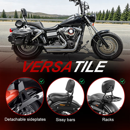 2008-2017 Fat Bob Quick Release Sissy Bar Docking Hardware Kit