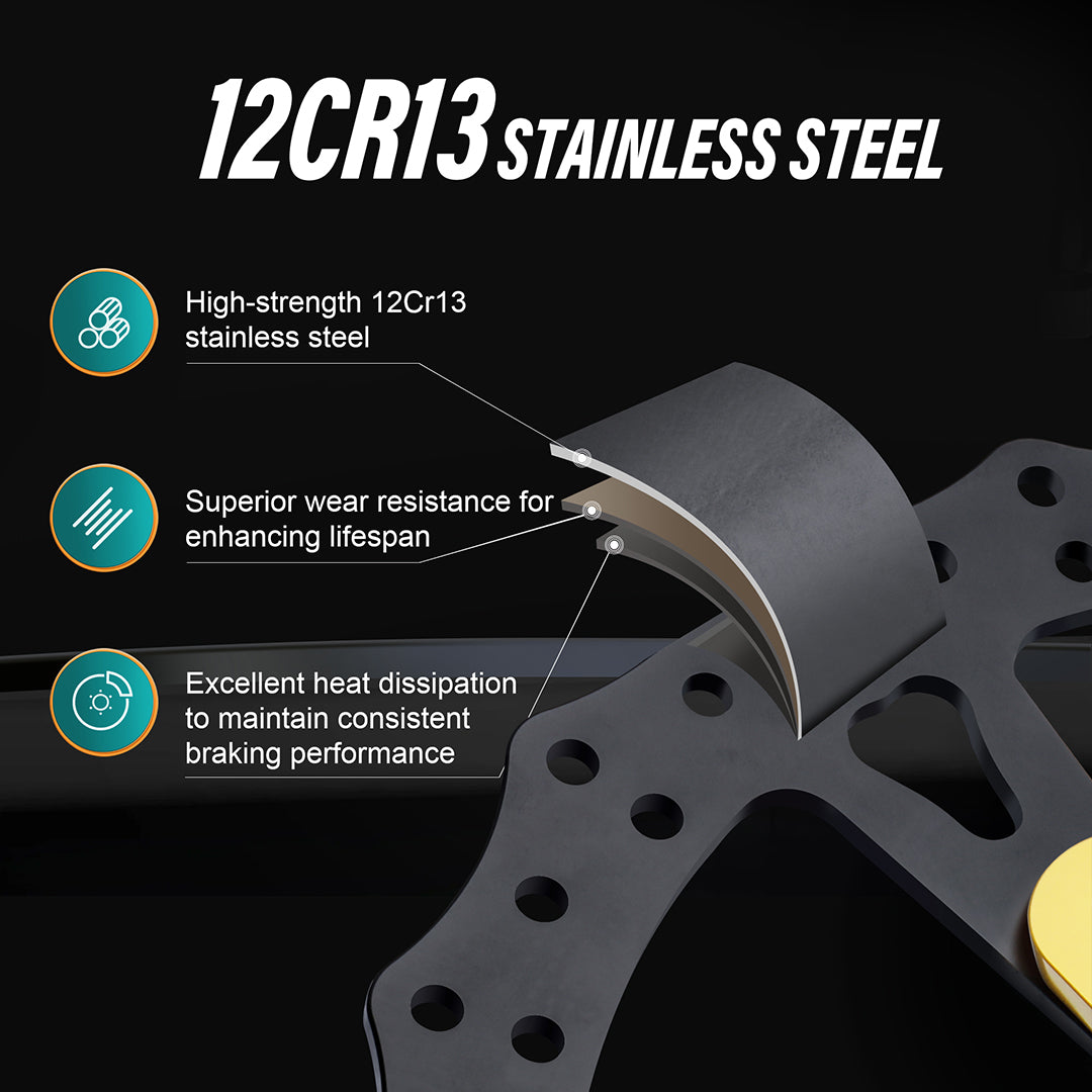 For Harley 2008-2023 Touring 13 Inch Rear Brake Disc Rotors