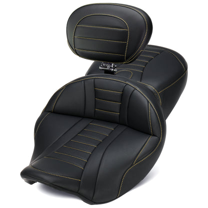 2008-2023 Touring One-Piece Seat with Rider Backrest