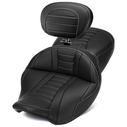 2008-2023 Touring One-Piece Seat with Rider Backrest