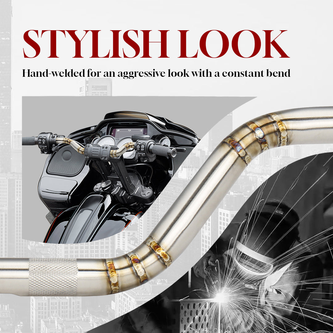 5 Inch Club-Style Drag Bar for Harley 2023-Later Touring with ABS