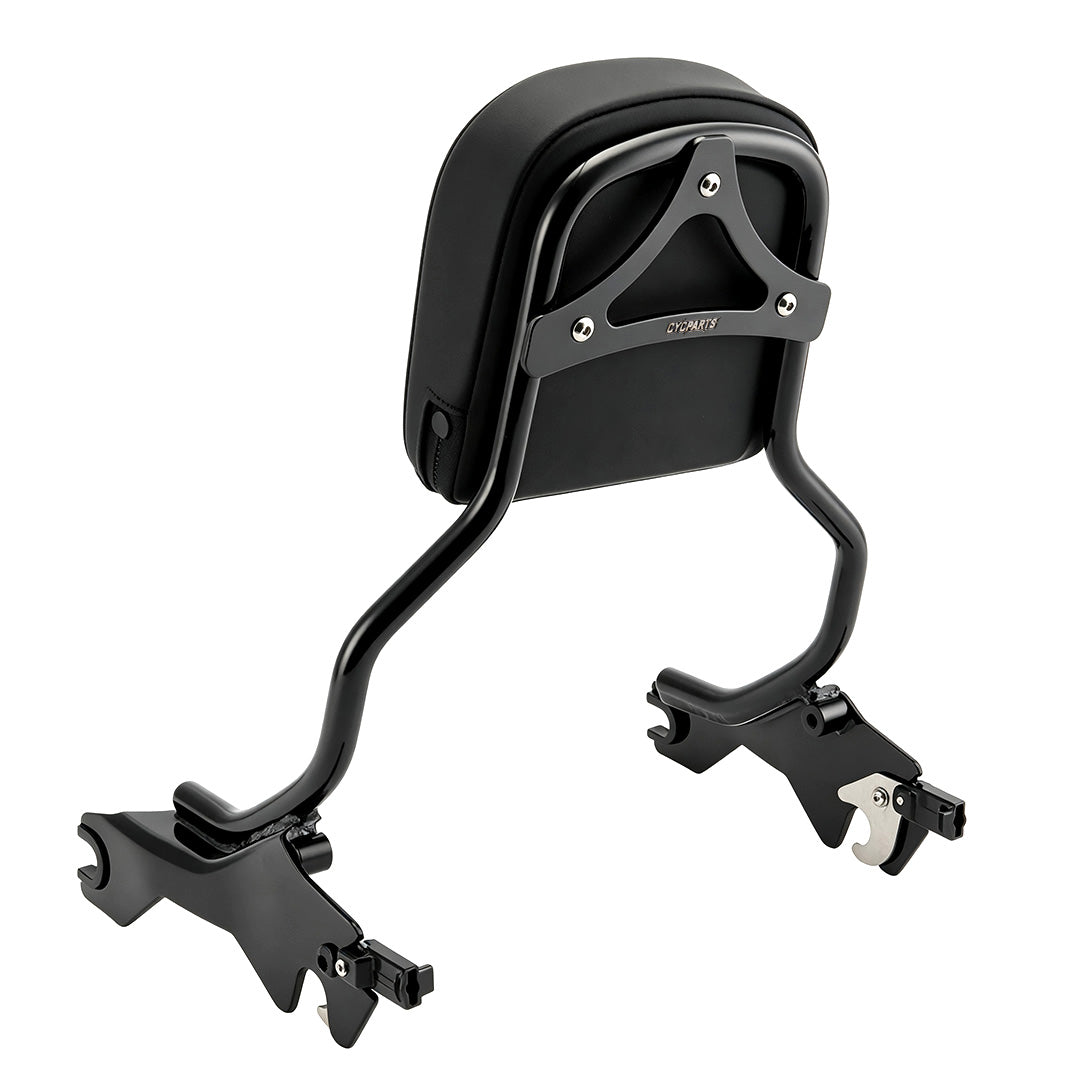 Detachable Backrest Sissy Bar Upright with Pad for 2018-later Softail Fat Bob 114 FXFB FXFBS models
