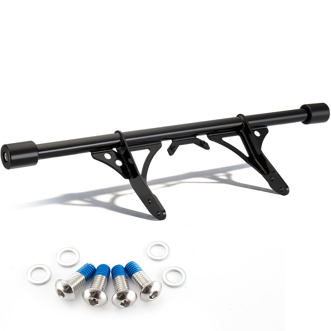 Flat-Out Engine Guard Front Highway Peg Crash Bar with Wings for Harley 2006-2017 Dyna Street Bob Fat Bob Low Rider Wide Glide Models