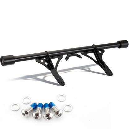 Flat-Out Engine Guard Front Highway Peg Crash Bar with Wings for Harley 2006-2017 Dyna Street Bob Fat Bob Low Rider Wide Glide Models