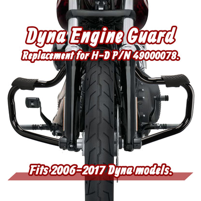 For Harley 2006-2017 Dyna 1.25 Inch Engine Guard Highway Crash Bar