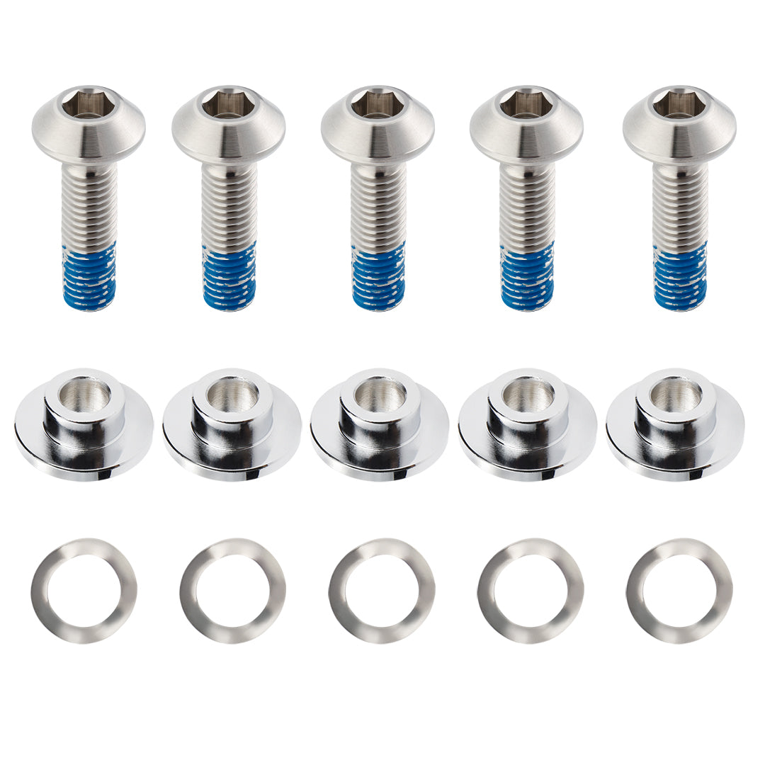 Front Brake Disc Rotor Hardware Bolts with Washers for Harley 2014-later Touring Models
