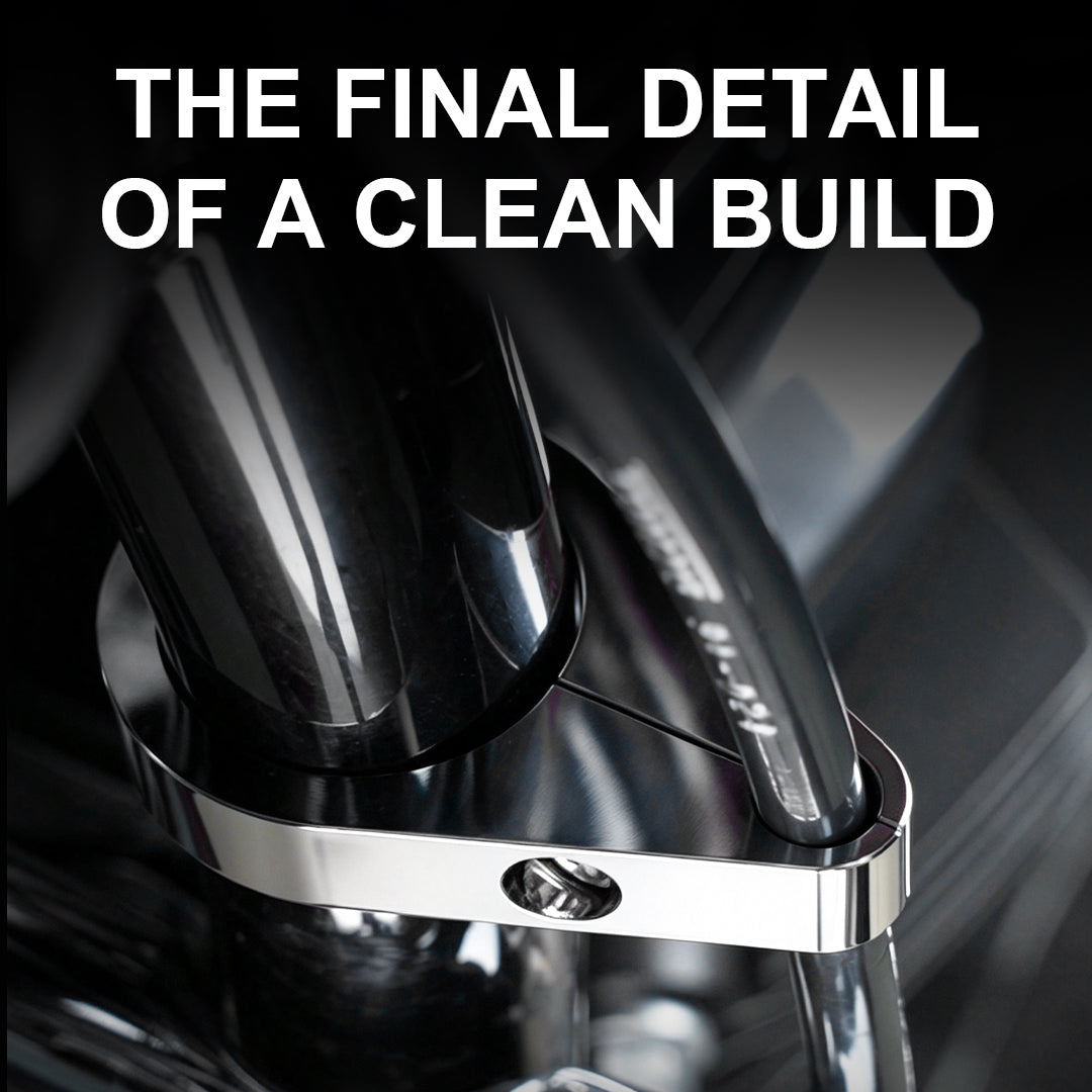Handlebar Cable Clamp for Custom Builds Single Hole