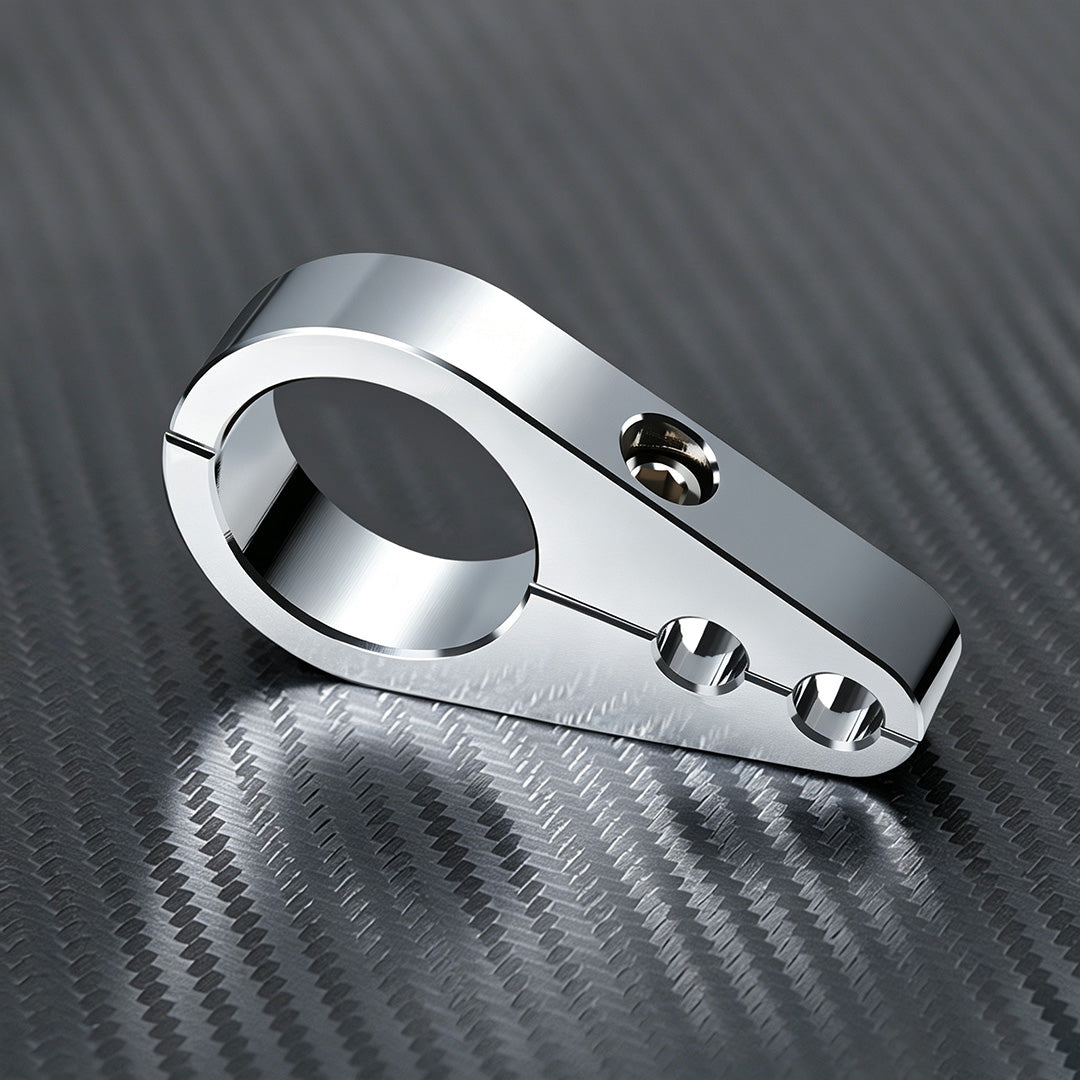 Handlebar Cable Clamp for Custom Builds Two Holes
