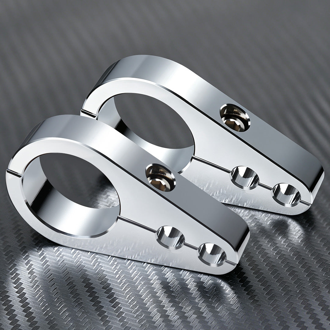 Handlebar Cable Clamp for Custom Builds Two Holes