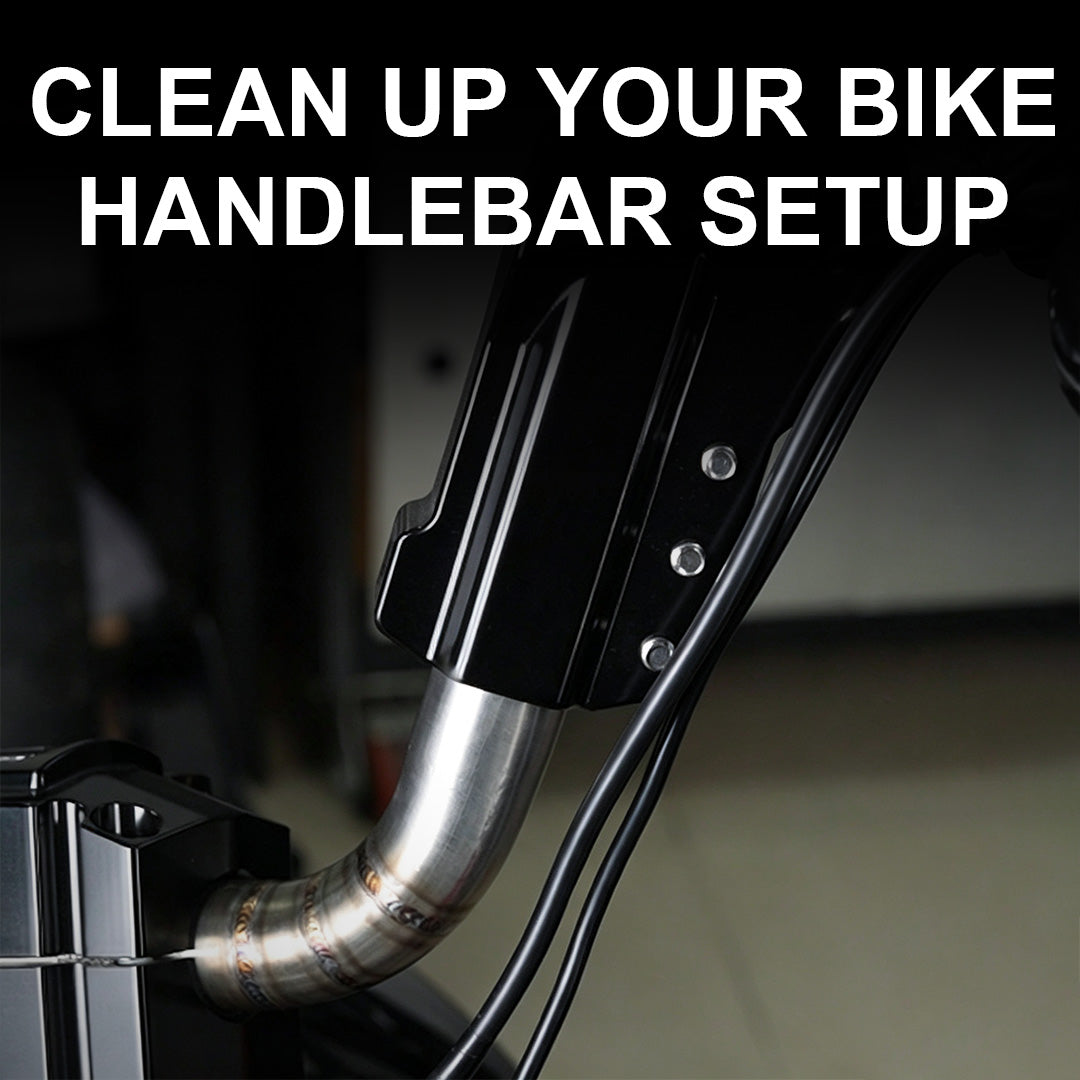 Handlebar Cable Clamp for Custom Builds Two Holes