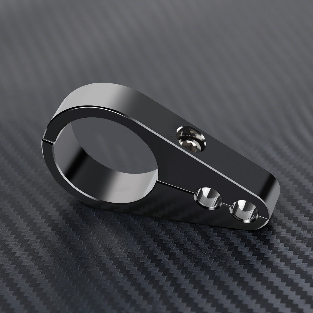Handlebar Cable Clamp for Custom Builds Two Holes