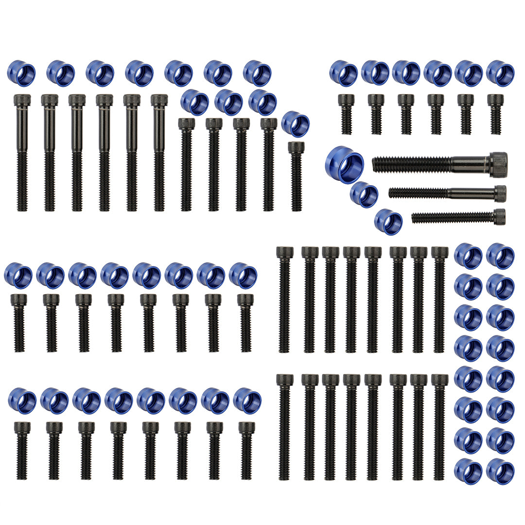 Engine Bolt & Head Toppers Caps Bolt Covers Hardware Full Kit for 2004-later Harley Sportster