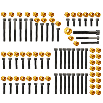 Engine Bolt & Head Toppers Caps Bolt Covers Hardware Full Kit for 2004-later Harley Sportster