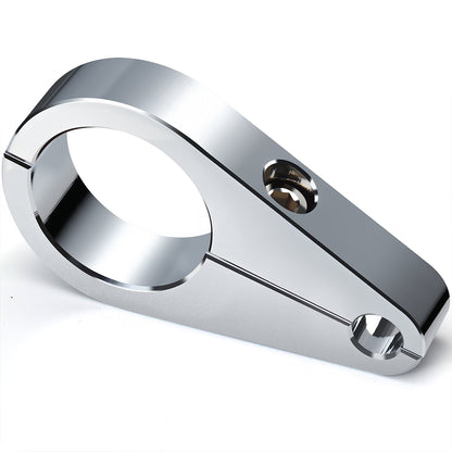 1.125"/1.375" Universal Motorcycle Handlebar or Frame Mount Clutch Throttle Cable Clamp or Brake Line Clips Single Hole