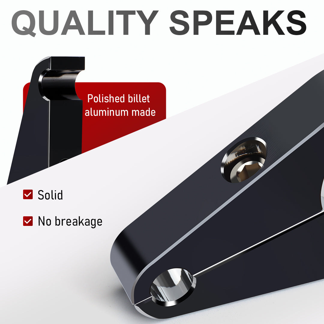 1.125"/1.375" Universal Motorcycle Handlebar or Frame Mount Clutch Throttle Cable Clamp or Brake Line Clips Single Hole