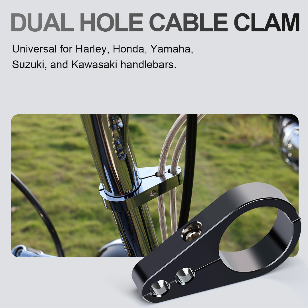 1"/1.25"/1.5" Universal Motorcycle Handlebar Line Clamp