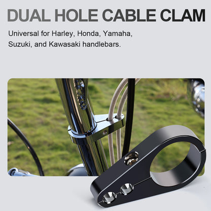 1"/1.25"/1.5" Universal Motorcycle Handlebar Line Clamp