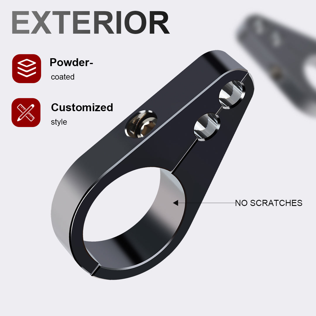 1"/1.25"/1.5" Universal Motorcycle Handlebar Line Clamp