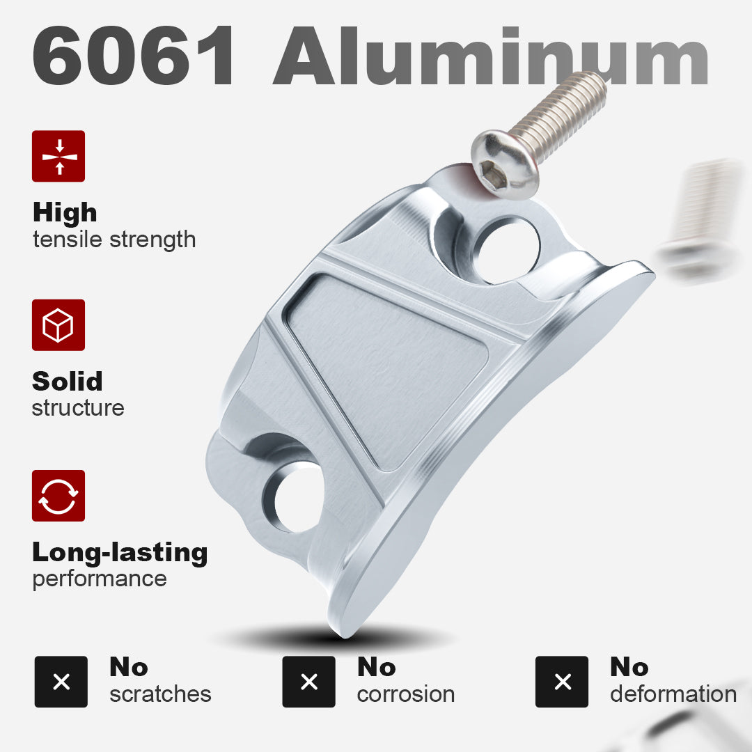 Clutch Brake Perch Clamp Halves for 1996-Later Harley